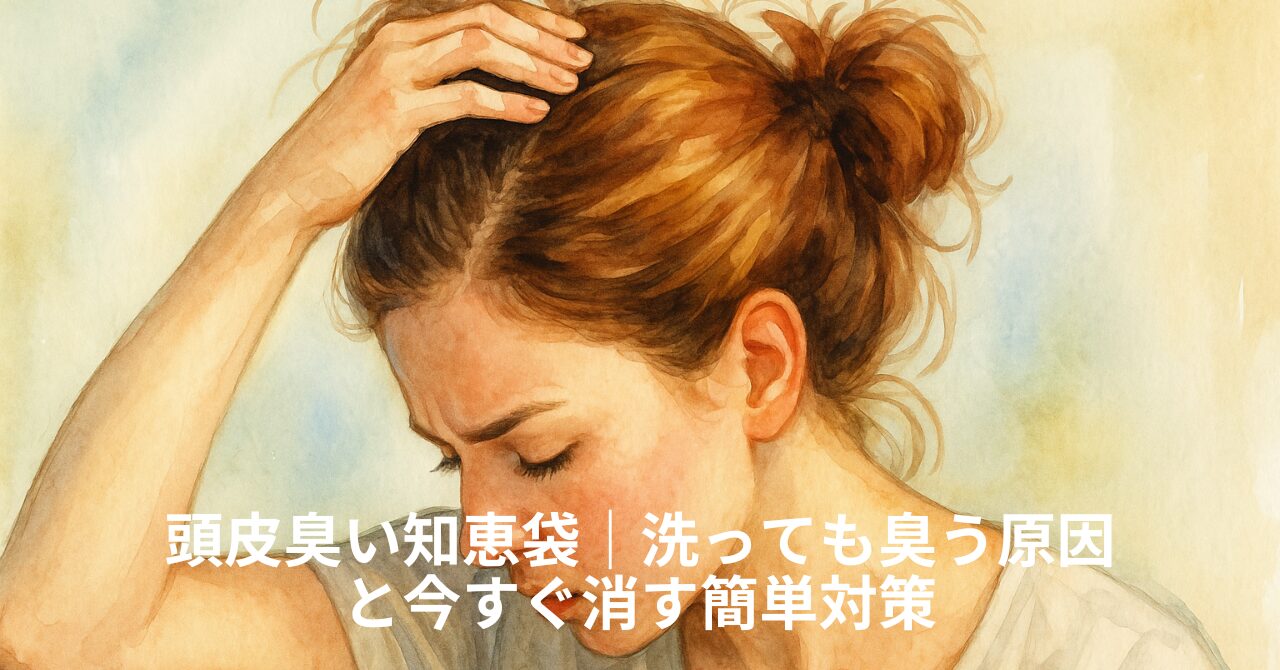 頭皮臭い知恵袋｜洗っても臭う原因と今すぐ消す簡単対策