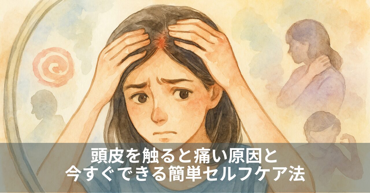 頭皮を触ると痛い原因と今すぐできる簡単セルフケア法