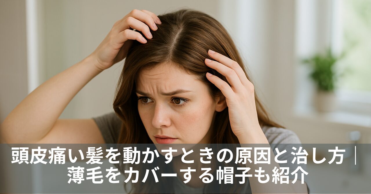 頭皮痛い髪を動かすときの原因と治し方｜薄毛をカバーする帽子も紹介