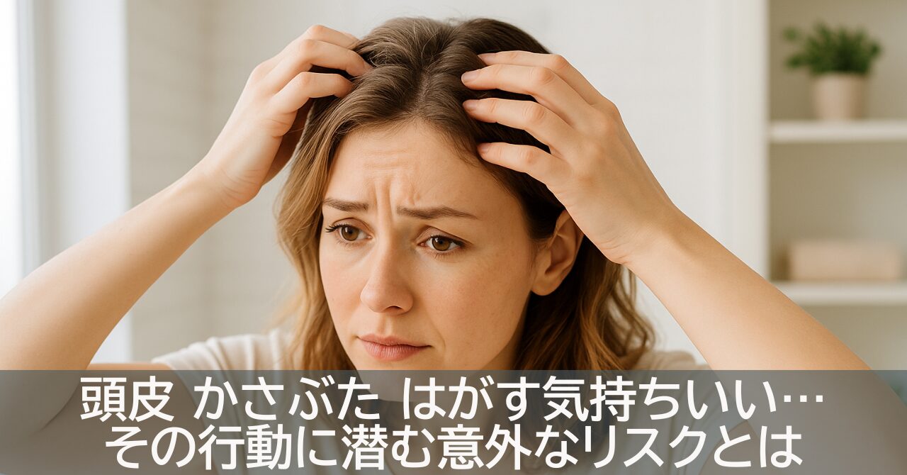 頭皮 かさぶた はがす気持ちいい…その行動に潜む意外なリスクとは