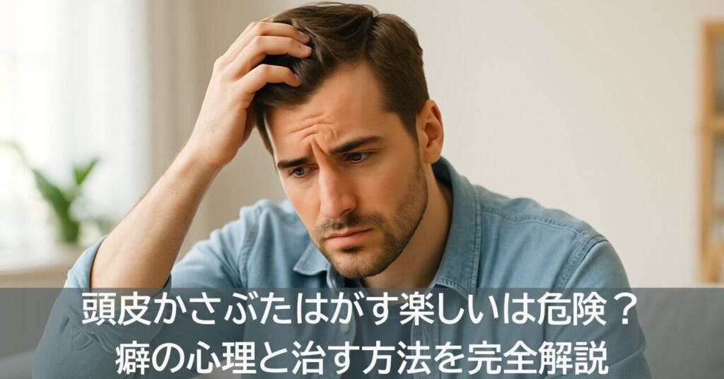 頭皮かさぶたはがす楽しいは危険？癖の心理と治す方法を完全解説
