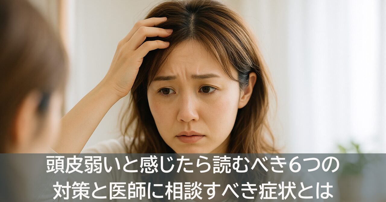 頭皮弱いと感じたら読むべき6つの対策と医師に相談すべき症状とは