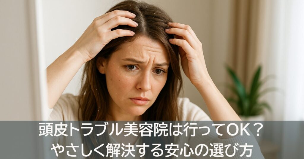 頭皮トラブル美容院は行ってOK？やさしく解決する安心の選び方