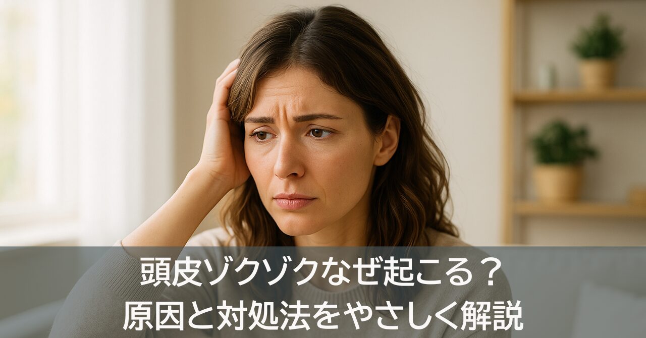 頭皮ゾクゾクなぜ起こる？原因と対処法をやさしく解説