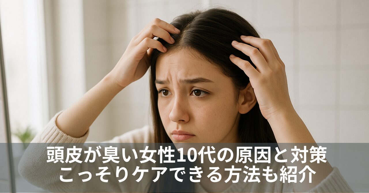 頭皮が臭い女性10代の原因と対策｜こっそりケアできる方法も紹介