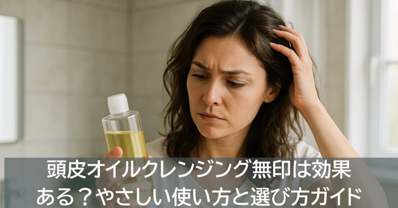 頭皮オイルクレンジング無印は効果ある？やさしい使い方と選び方ガイド