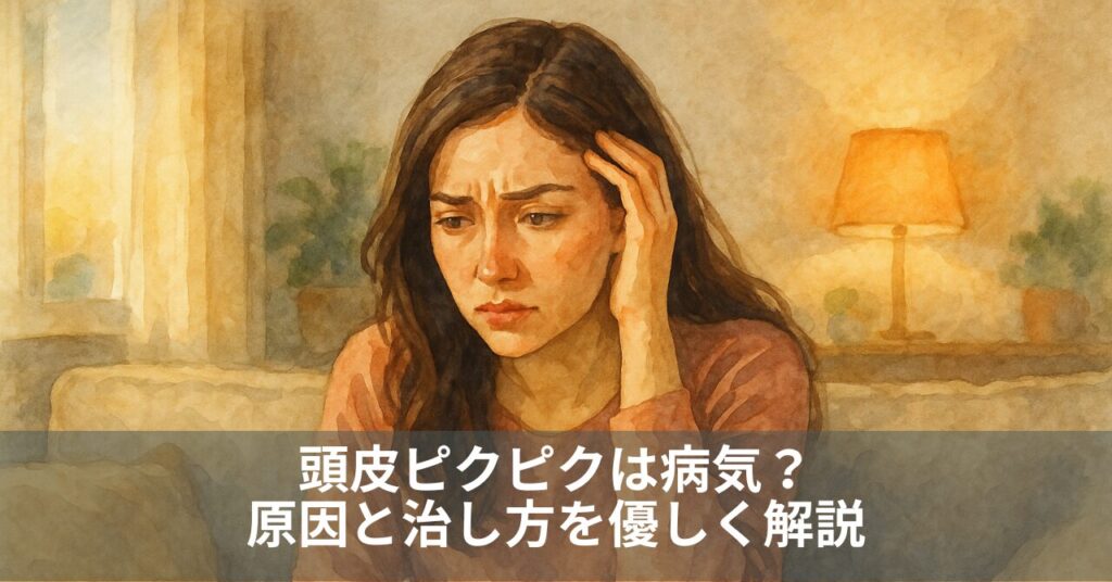 頭皮ピクピクは病気？原因と治し方を優しく解説