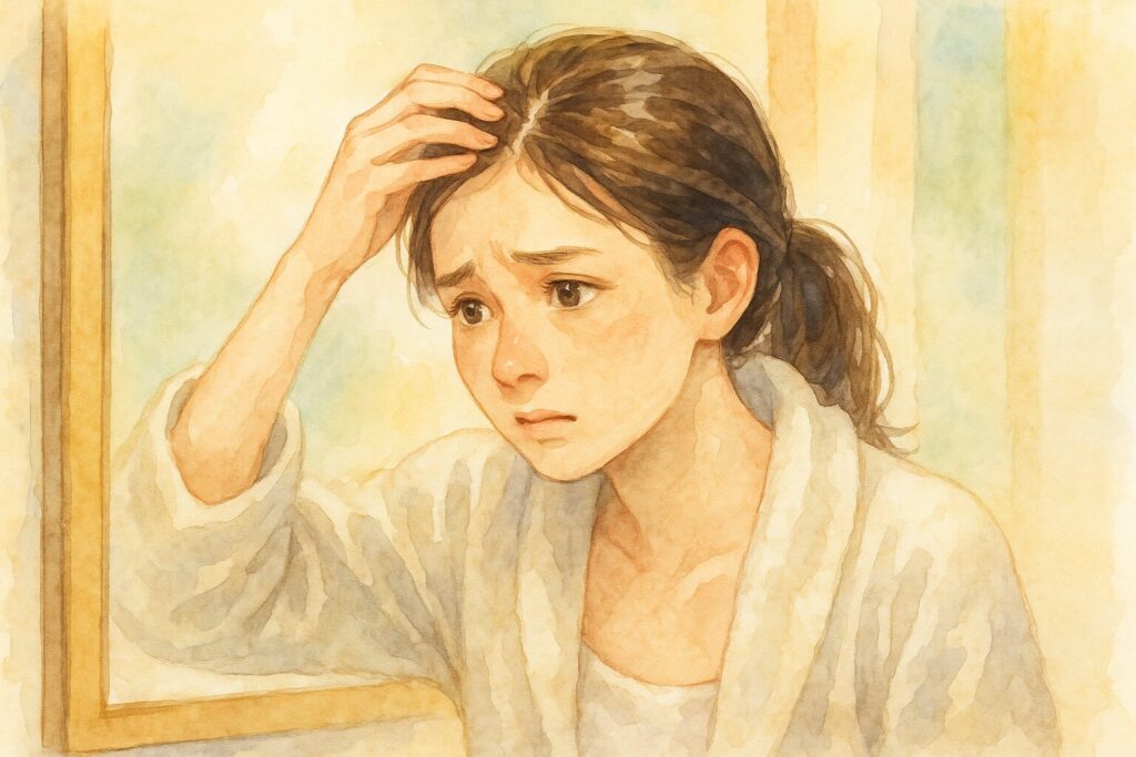 頭皮がつまめない原因とは?硬くなる理由と体のサイン