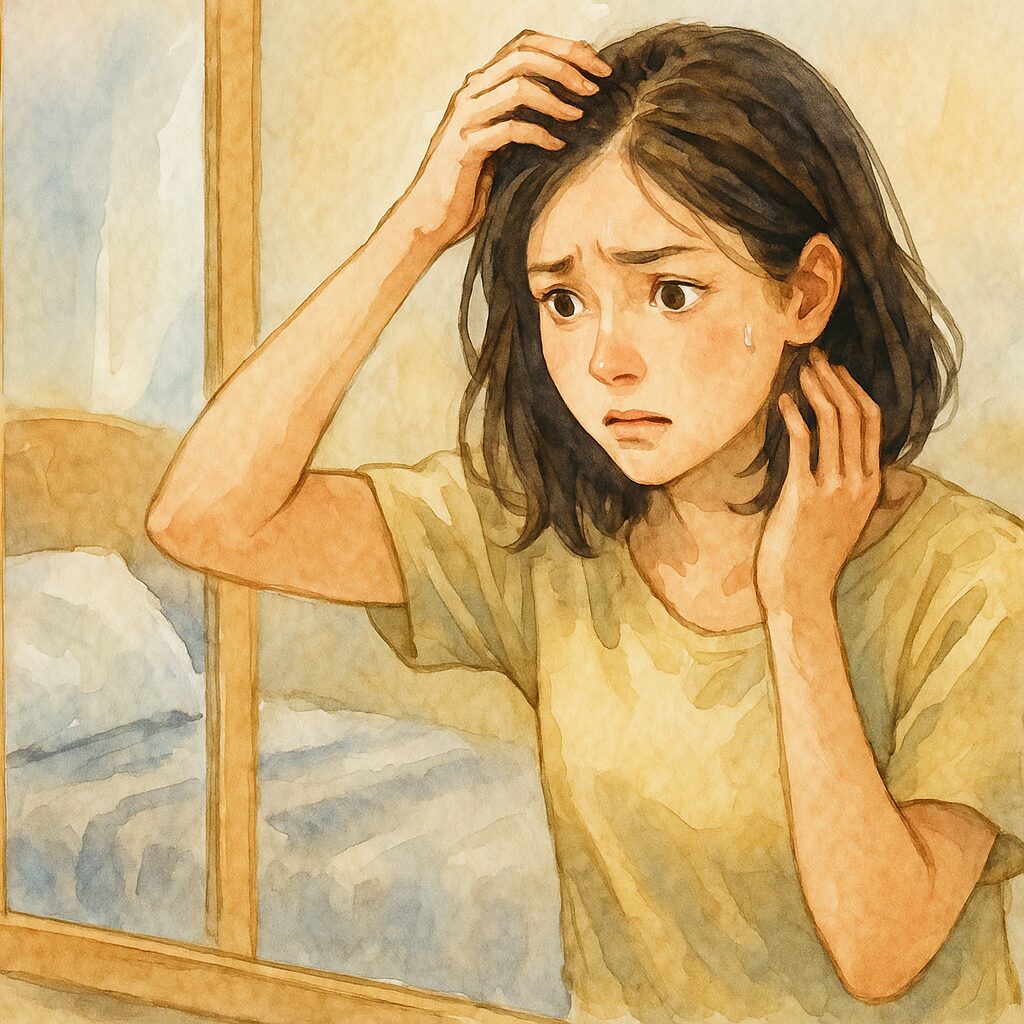 髪が固まる原因は?頭皮のトラブルと関係があるの?