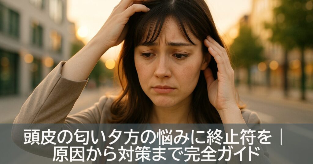 頭皮の匂い夕方の悩みに終止符を｜原因から対策まで完全ガイド
