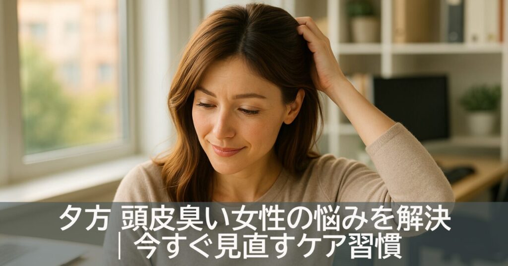 夕方 頭皮 臭い 女性の悩みを解決｜今すぐ見直すケア習慣