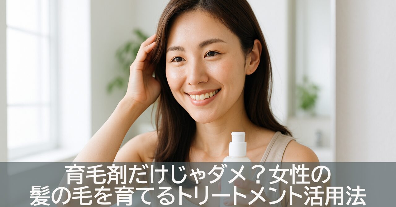 育毛剤だけじゃダメ？女性の髪の毛を育てるトリートメント活用法