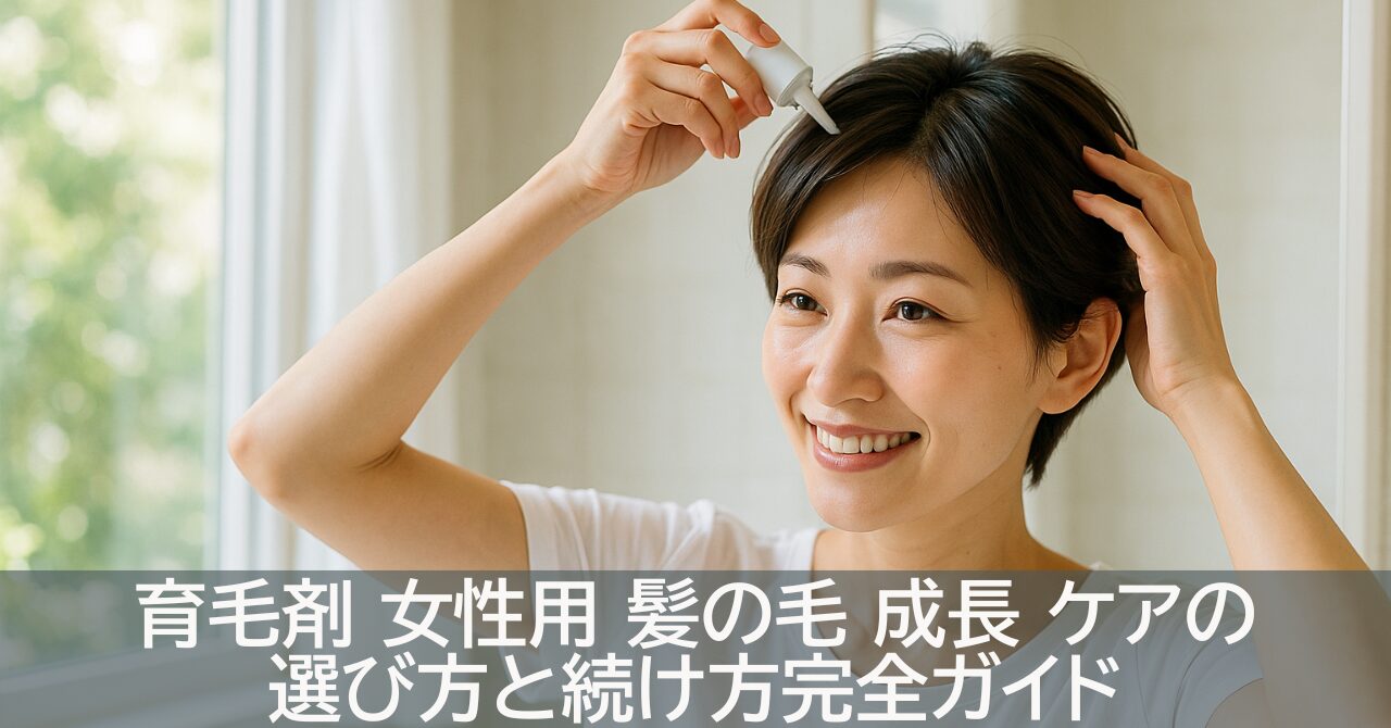 育毛剤 女性用 髪の毛 成長 ケアの選び方と続け方完全ガイド