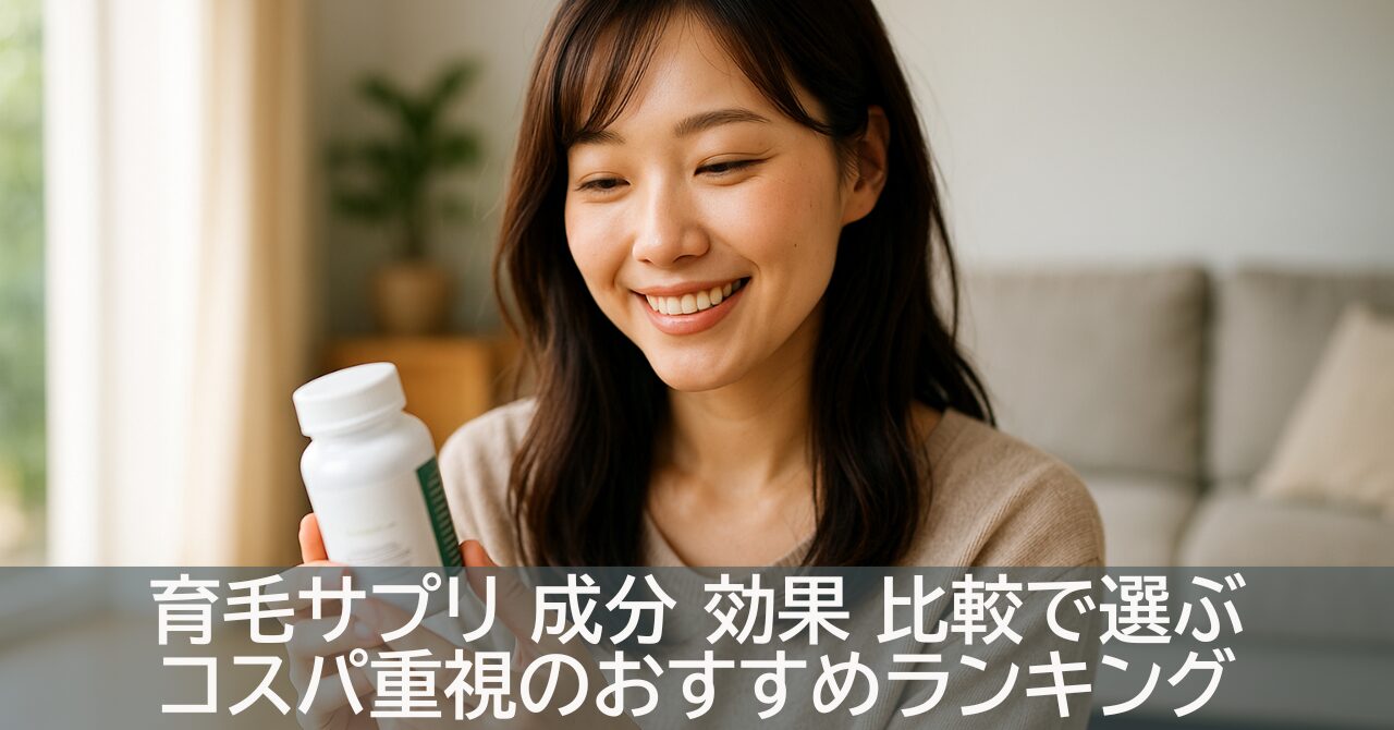 育毛サプリ 成分 効果 比較で選ぶコスパ重視のおすすめランキング