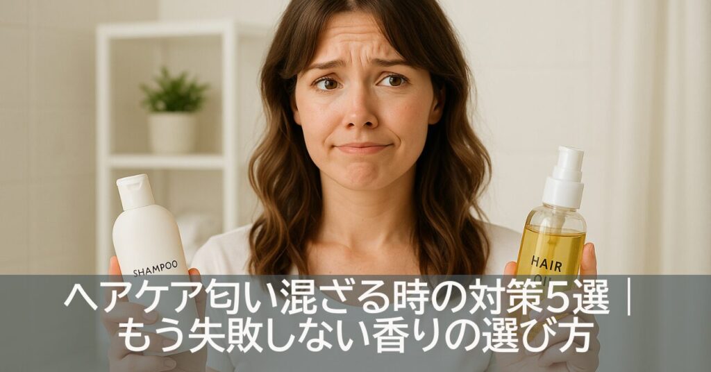 ヘアケア匂い混ざる時の対策5選｜もう失敗しない香りの選び方