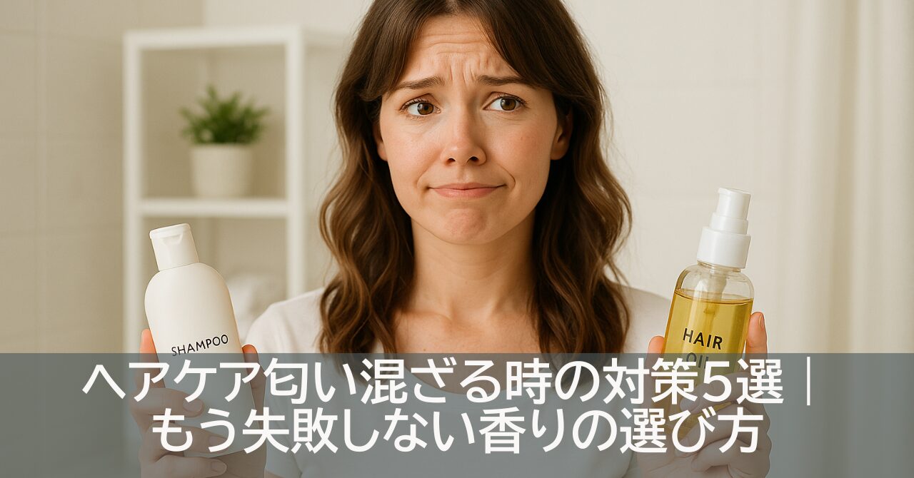 ヘアケア匂い混ざる時の対策5選｜もう失敗しない香りの選び方