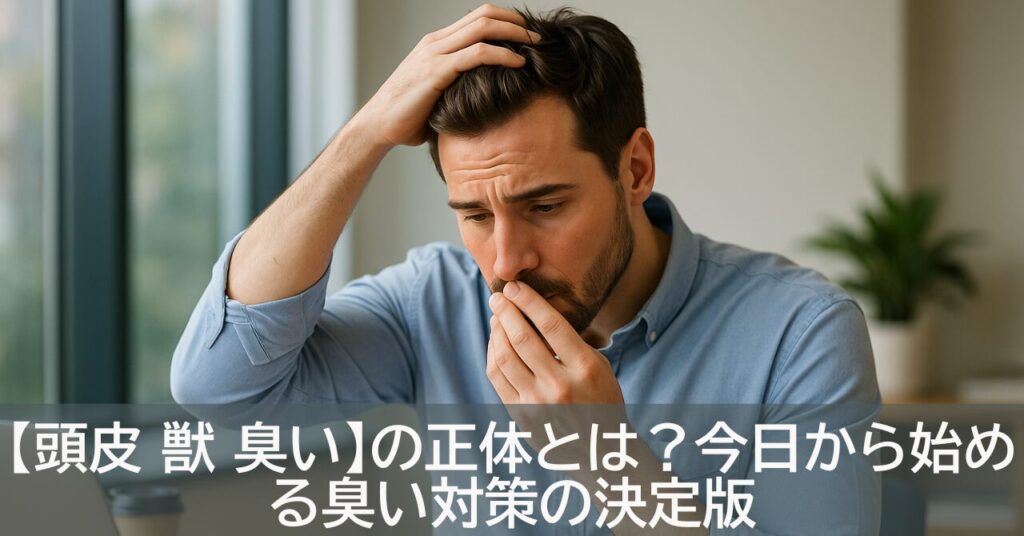 【頭皮 獣 臭い】の正体とは？今日から始める臭い対策の決定版