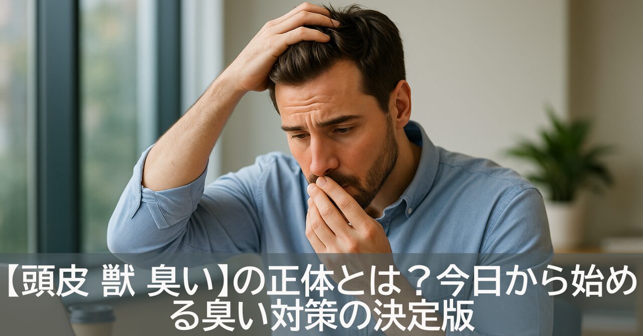 【頭皮 獣 臭い】の正体とは？今日から始める臭い対策の決定版