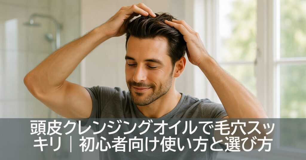 頭皮クレンジングオイルで毛穴スッキリ｜初心者向け使い方と選び方