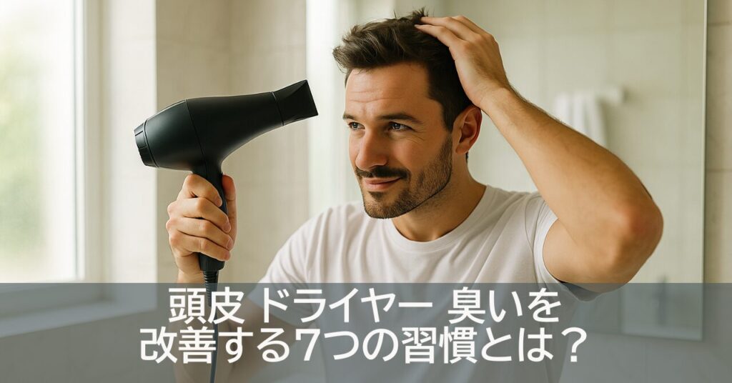 頭皮 ドライヤー 臭いを改善する7つの習慣とは？