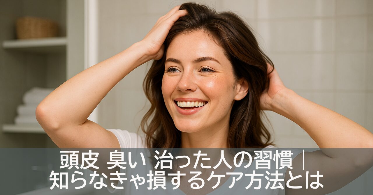 頭皮 臭い 治った人の習慣｜知らなきゃ損するケア方法とは