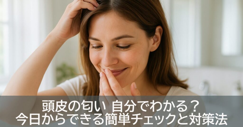 頭皮の匂い 自分でわかる？今日からできる簡単チェックと対策法