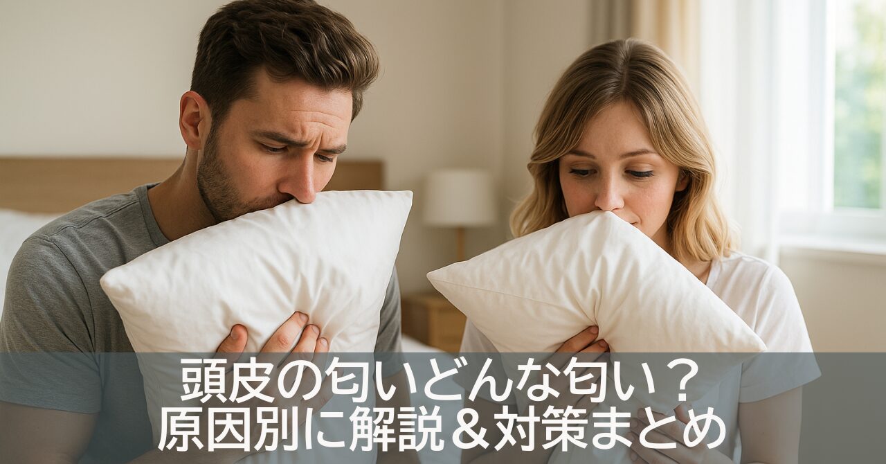 頭皮の匂いどんな匂い？原因別に解説＆対策まとめ