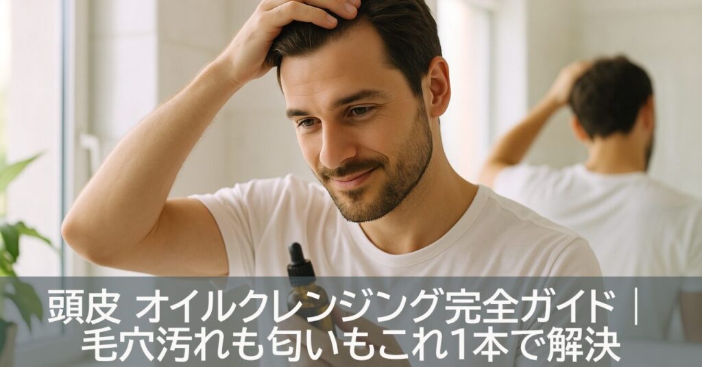 頭皮 オイルクレンジング完全ガイド｜毛穴汚れも匂いもこれ1本で解決