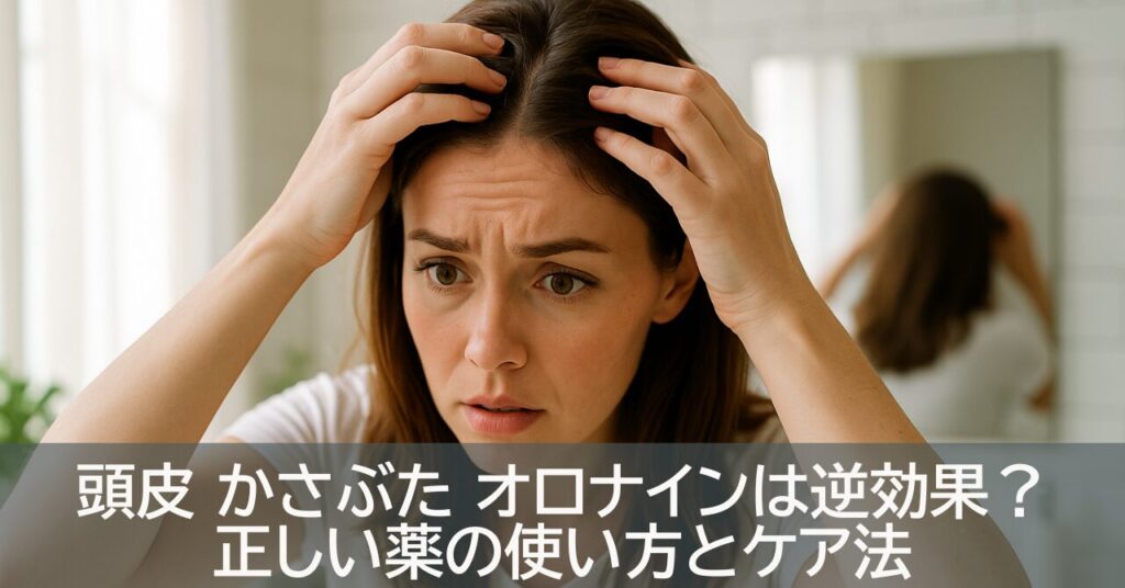 頭皮 かさぶた オロナインは逆効果？正しい薬の使い方とケア法