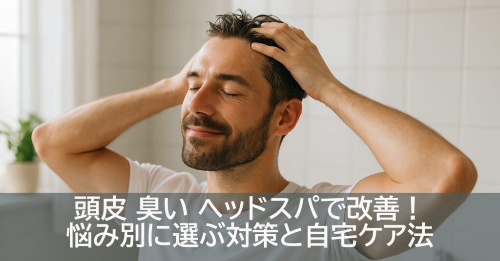 頭皮 臭い ヘッドスパで改善！悩み別に選ぶ対策と自宅ケア法