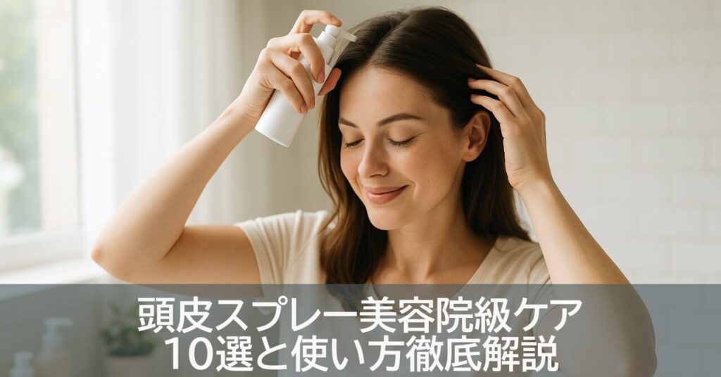 頭皮スプレー美容院級ケア10選と使い方徹底解説