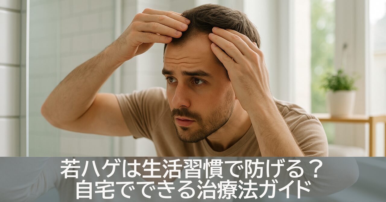 若ハゲは生活習慣で防げる？自宅でできる治療法ガイド