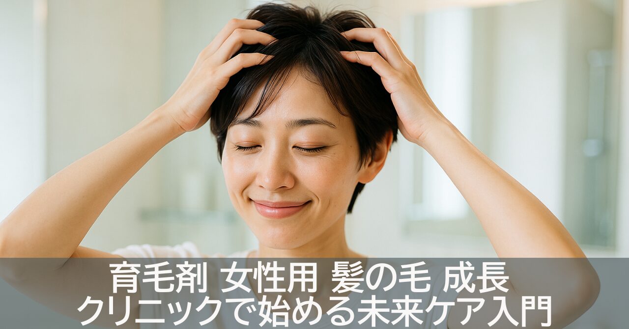 育毛剤 女性用 髪の毛 成長 クリニックで始める未来ケア入門