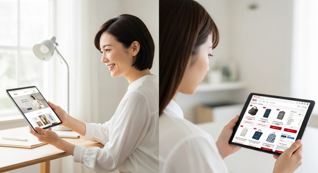 公式サイトとモールを比較