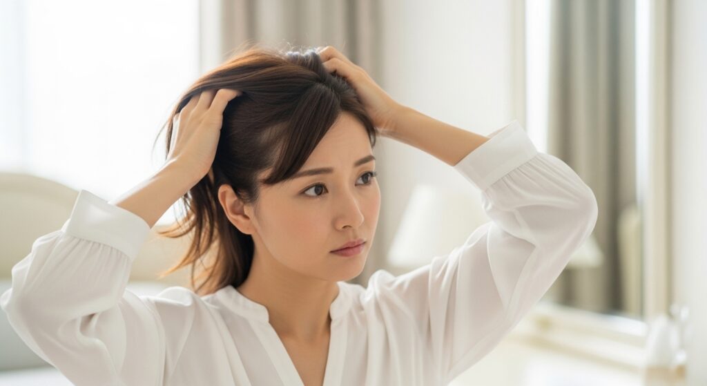 産後〜授乳期の抜け毛の流れ