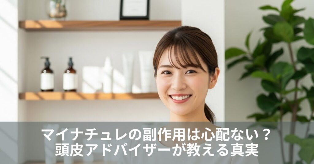 マイナチュレの副作用は心配ない?頭皮アドバイザーが教える真実