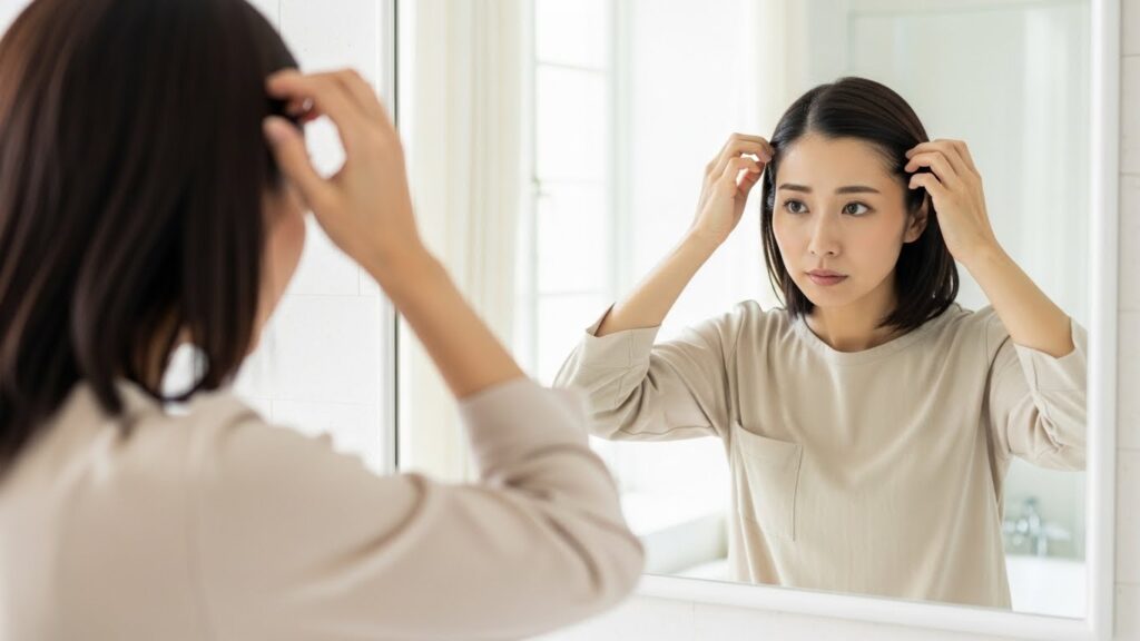 分け目の薄毛を改善する原因と対策