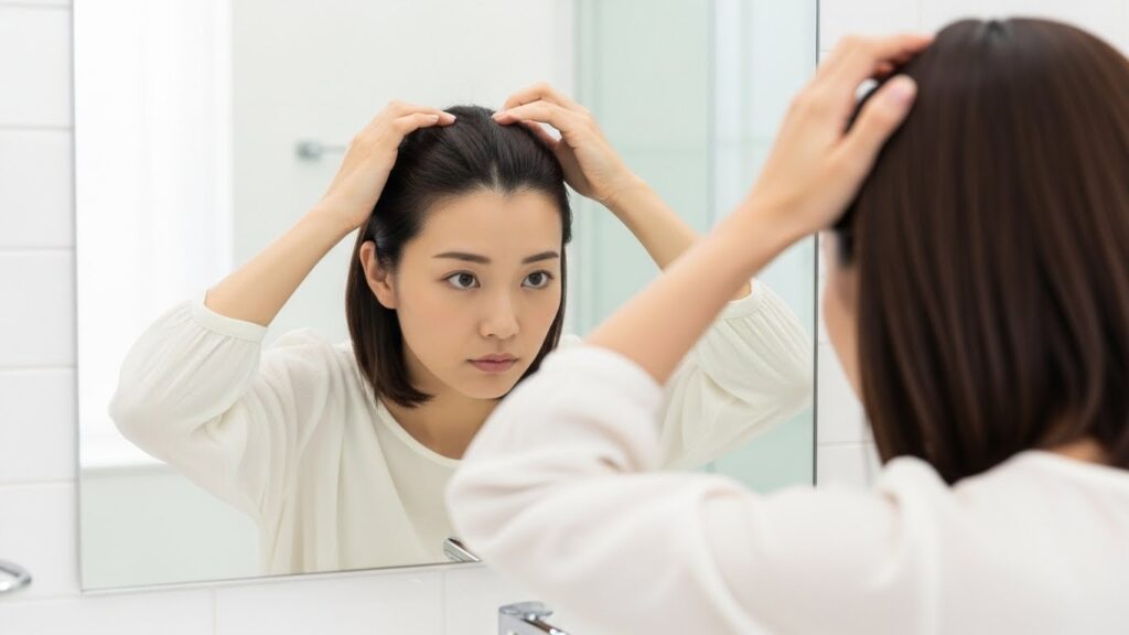 20代の分け目薄毛とFAGAの関係