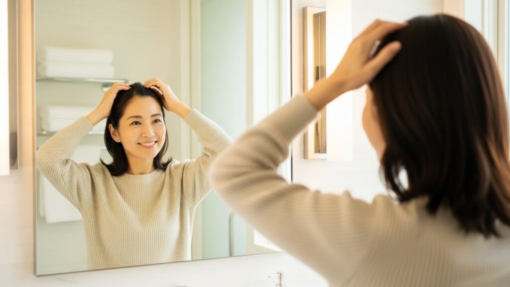 つむじ薄毛は本当に改善できる?結論とセルフチェック