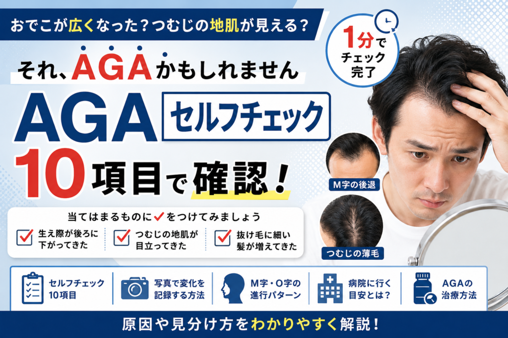 AGAセルフチェック10項目
