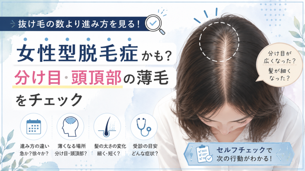 女性型脱毛症（FPHL）とは？