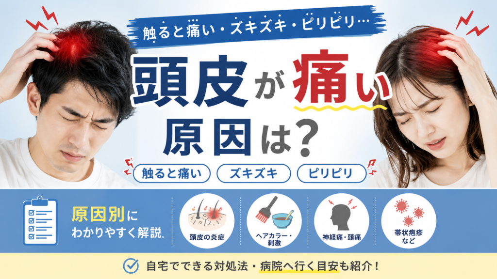 頭皮が痛い原因は？