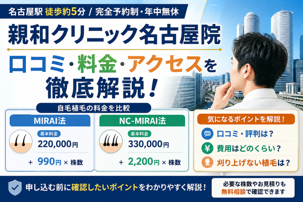親和クリニック名古屋院はどんな院？