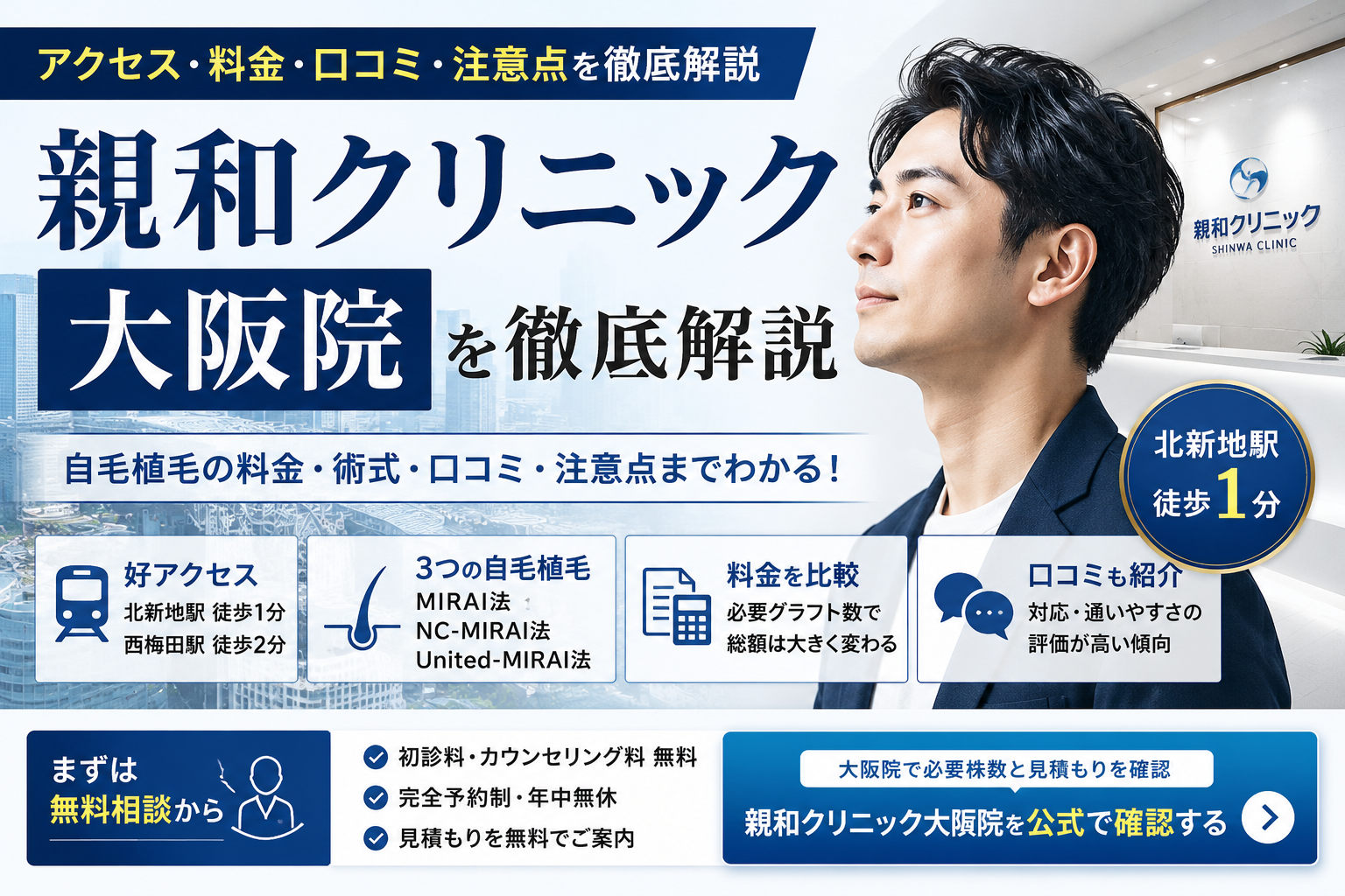 親和クリニック大阪院はどう？
